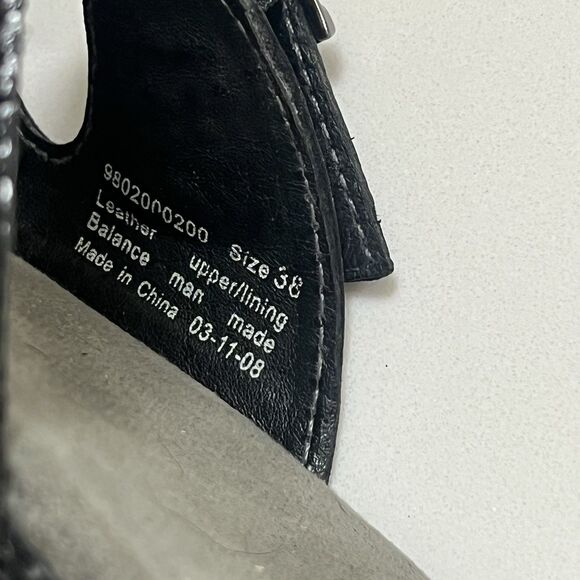 Dansko Women’s Sela Sandals Black Patent Leather Cross Straps Size 38 US 7.5/8 - Picture 8 of 8